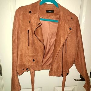 Apricot Suede Jacket